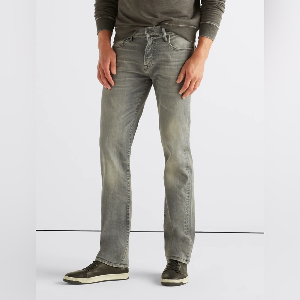 Lucky Brand Men's 221 Straight Stretch Grey Jeans - Like New 32"Wx32"L